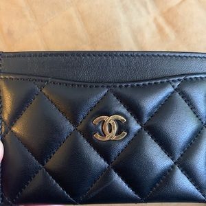 ‼️SOLD‼️Chanel cardholder flat card case